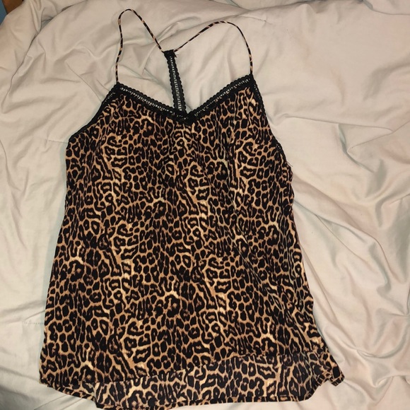 Jessica Simpson Tops - Leopard print cami tank top